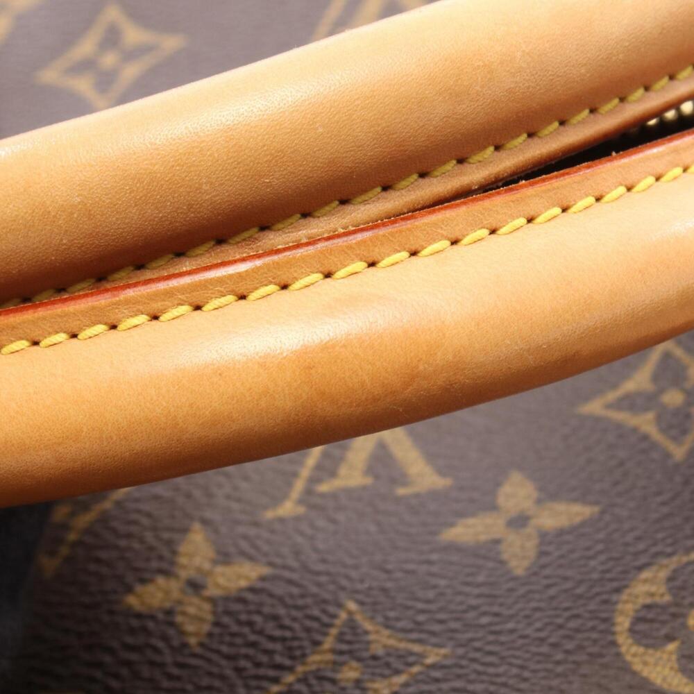 LOUIS VUITTON Brown Monogram Leather Boston Bag - Picture 8 of 9